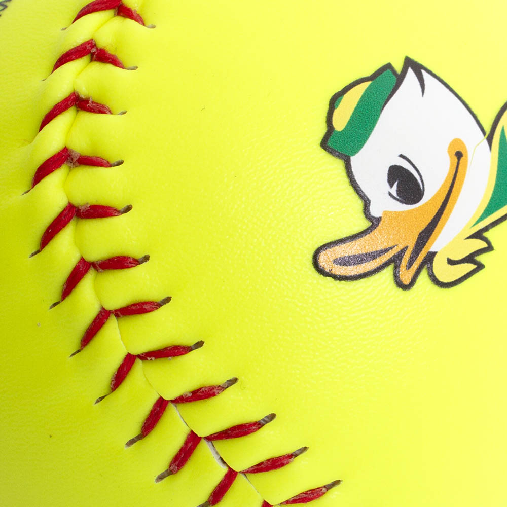 Fighting Duck, Logo Brand, Yellow, Balls, Sports, Softball, Official Size, 817001